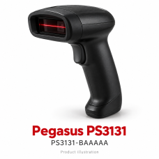 Pegasus PS3131 Wireless Barcode Scanner,Laser 1D,RF 430 mhz - 431.9 Mhz, 433-434 mhz,Black,USB,English,Nil Pegasus PS3131 Wireless Barcode Scanner,Laser 1D,RF 430 mhz - 431.9 Mhz, 433-434 mhz,Black,USB,English,Nil